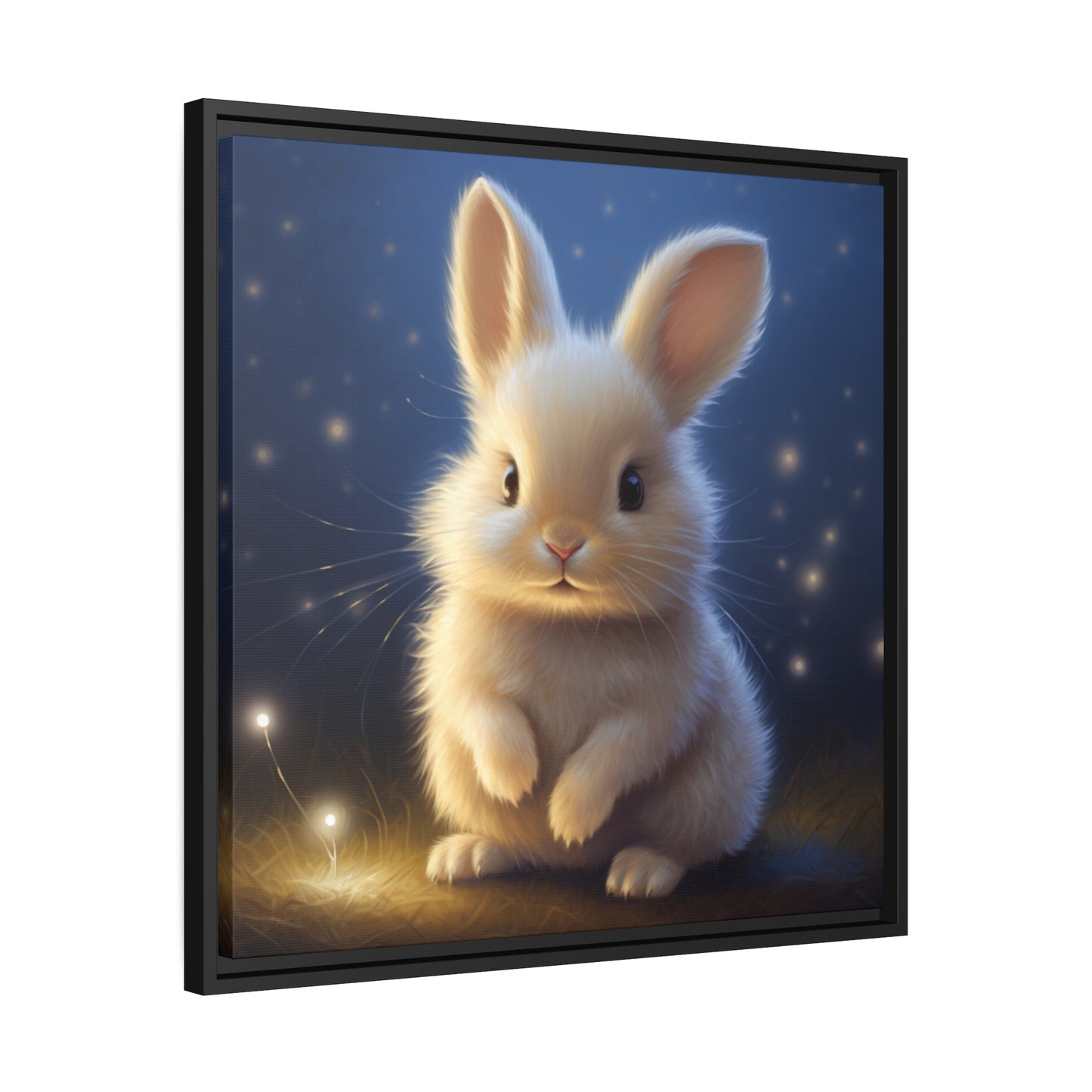 Baby Bunny Framed Wall Canvas