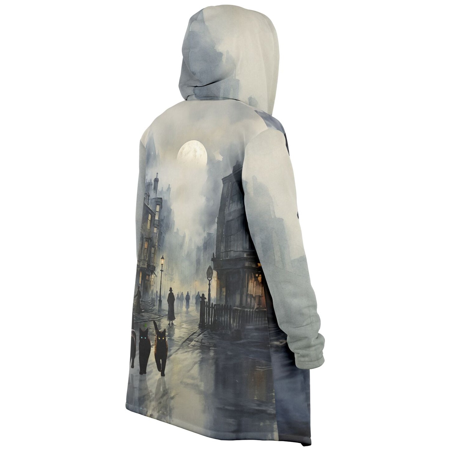 Cats in London Fog - Fleece Lined Cloak