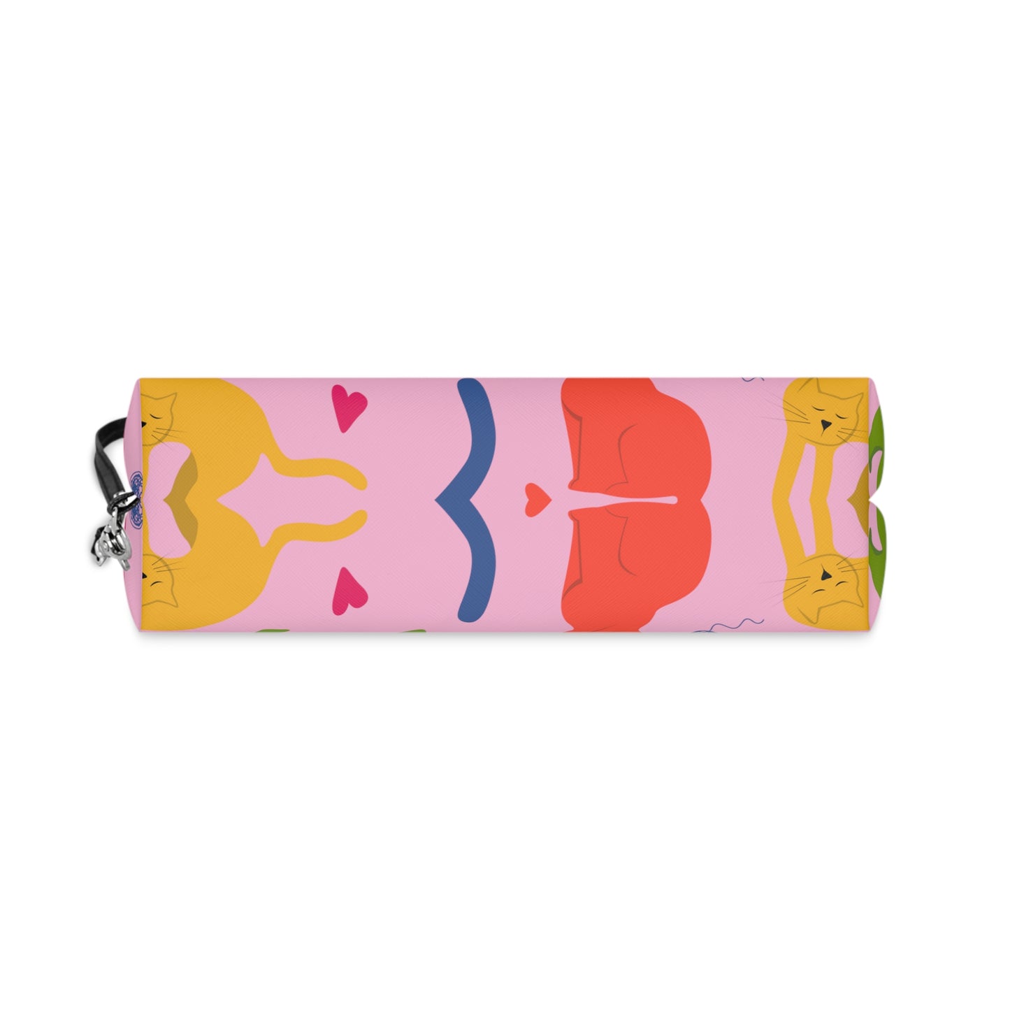 Vibrantly Colored Cats Makeup Bag – Pink