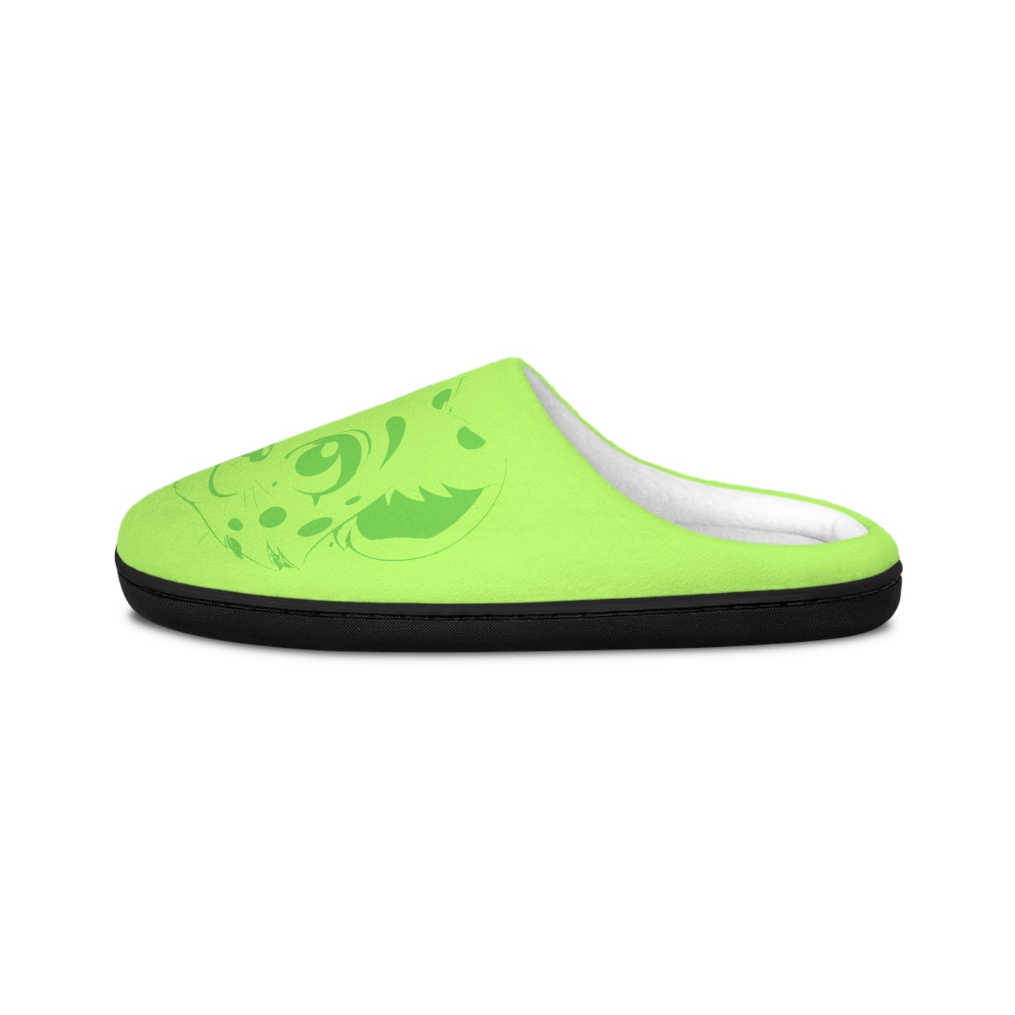 Leopard Print Women's Indoor Slippers – Lime