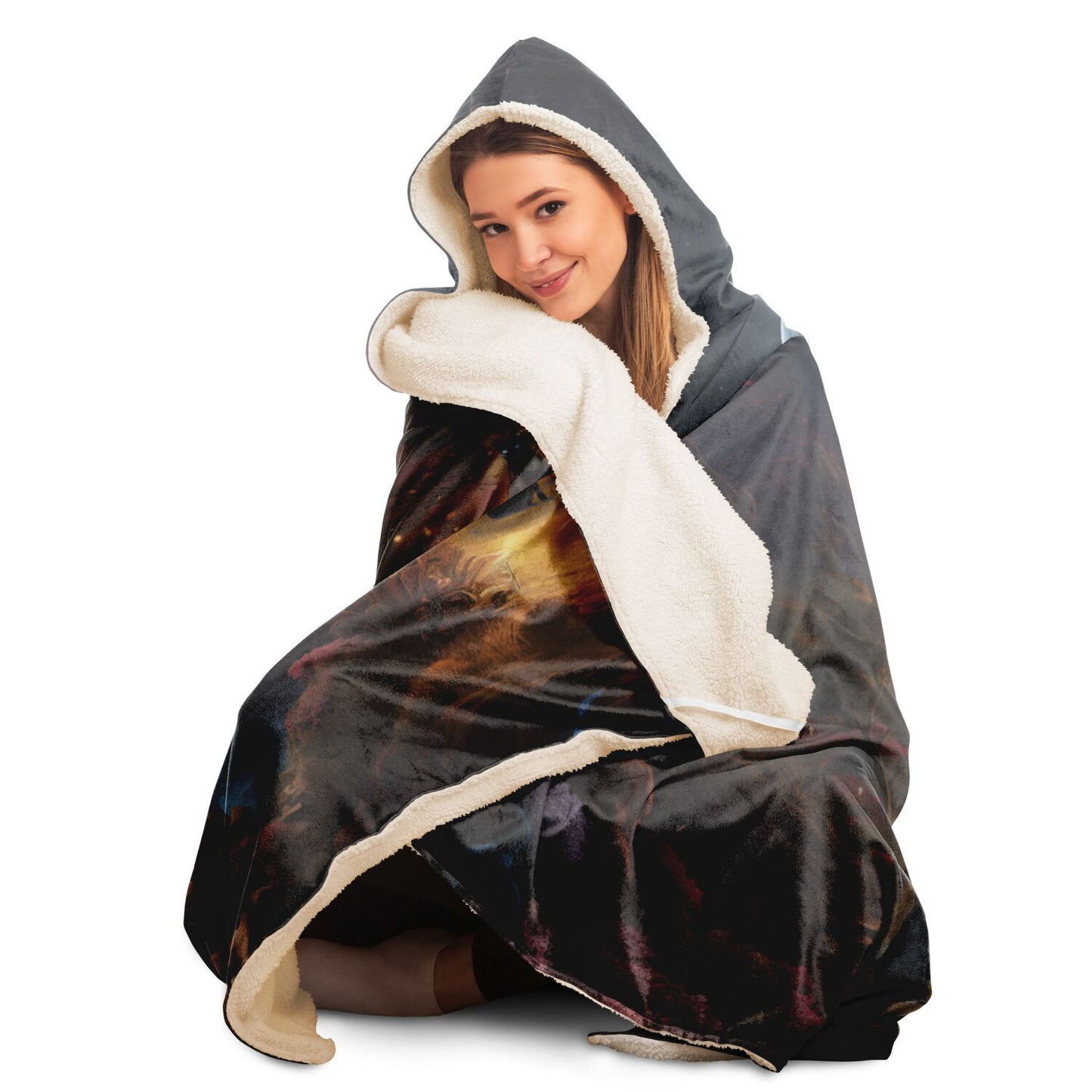 Cats at Two Moons Canyon - Hooded Blanket