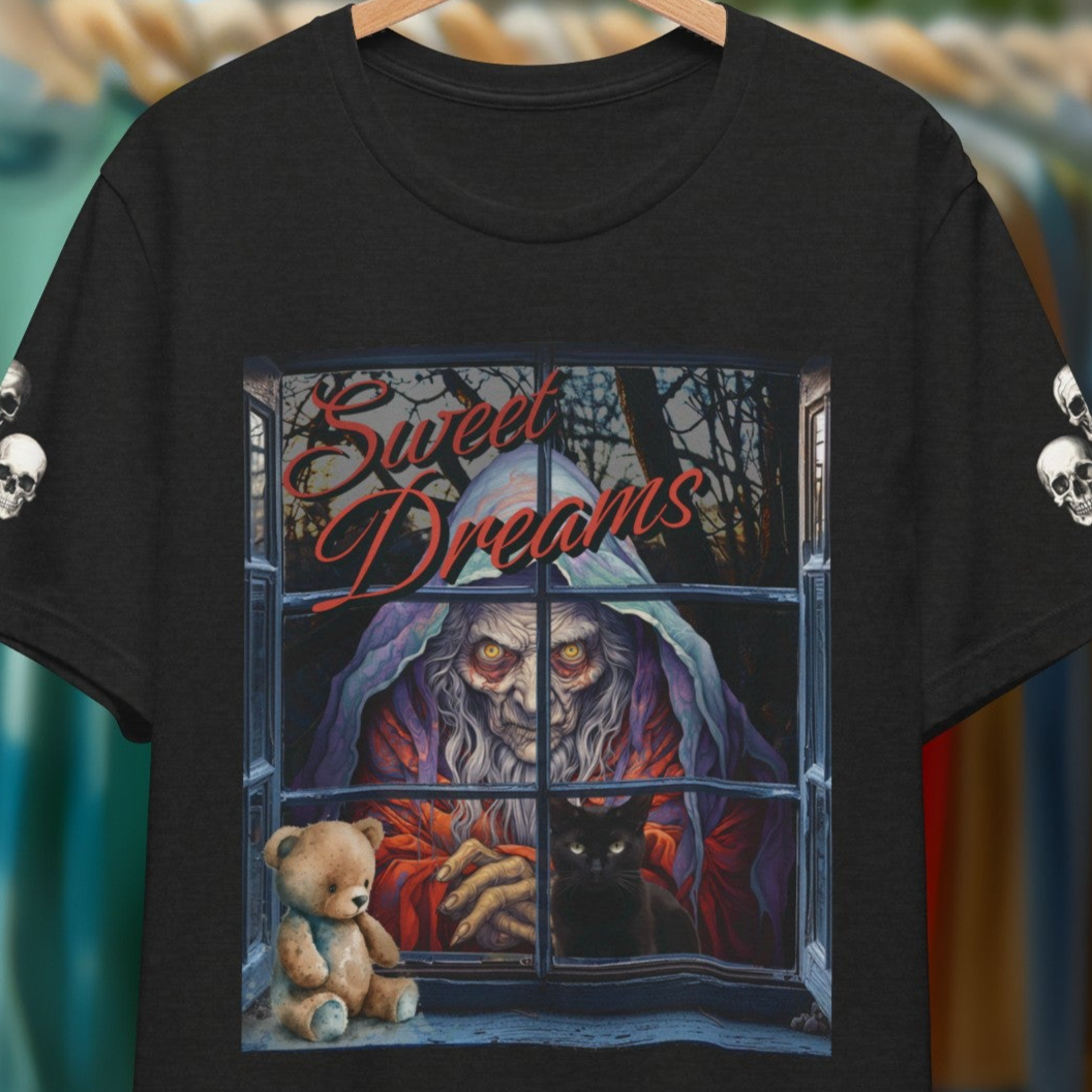 Sweet Dreams Crone and Cat - T-Shirt