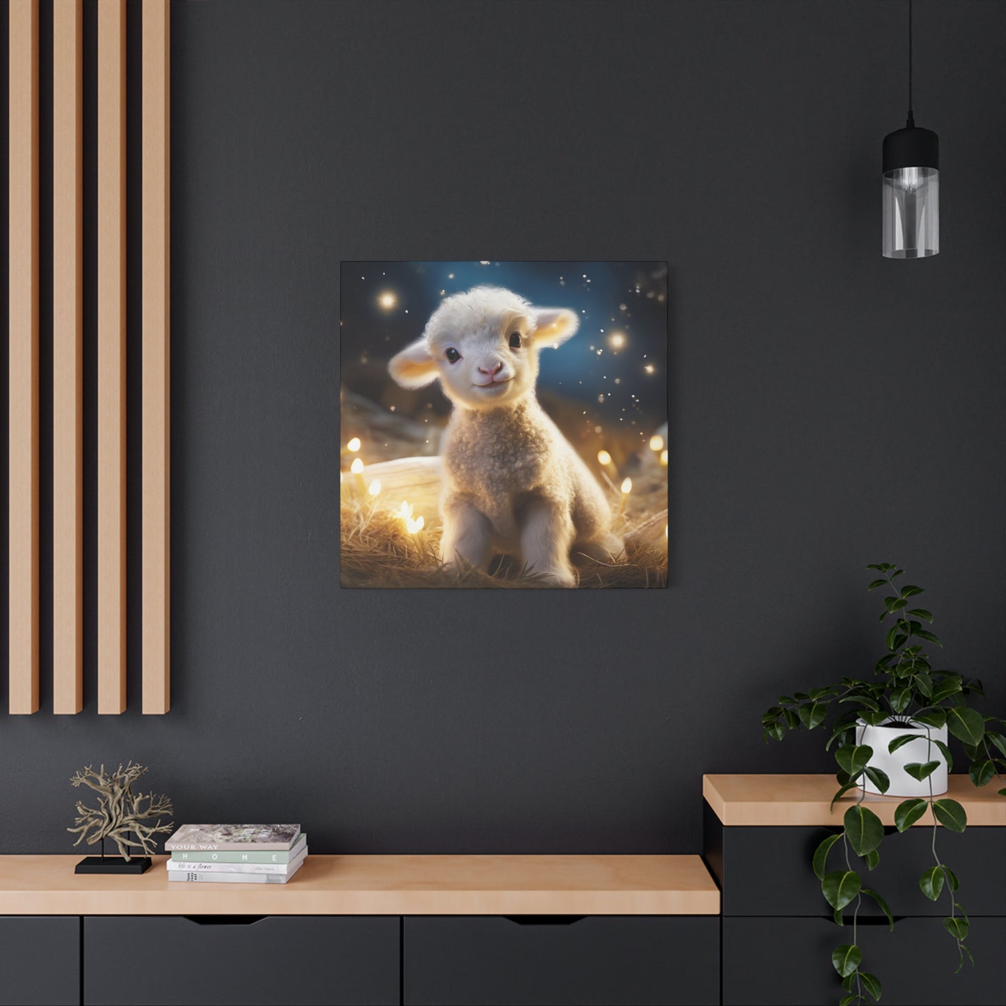 Baby Lamb Wall Canvas