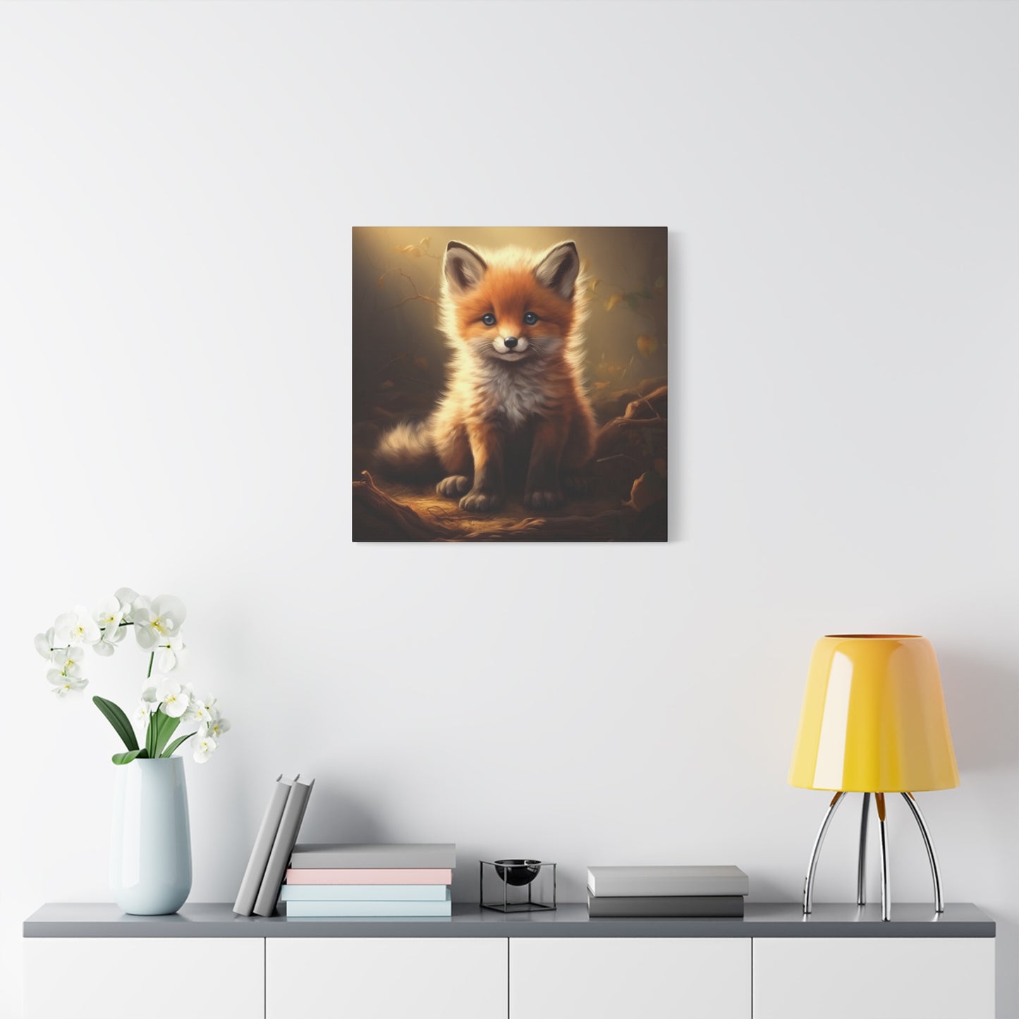 Baby Fox Wall Canvas