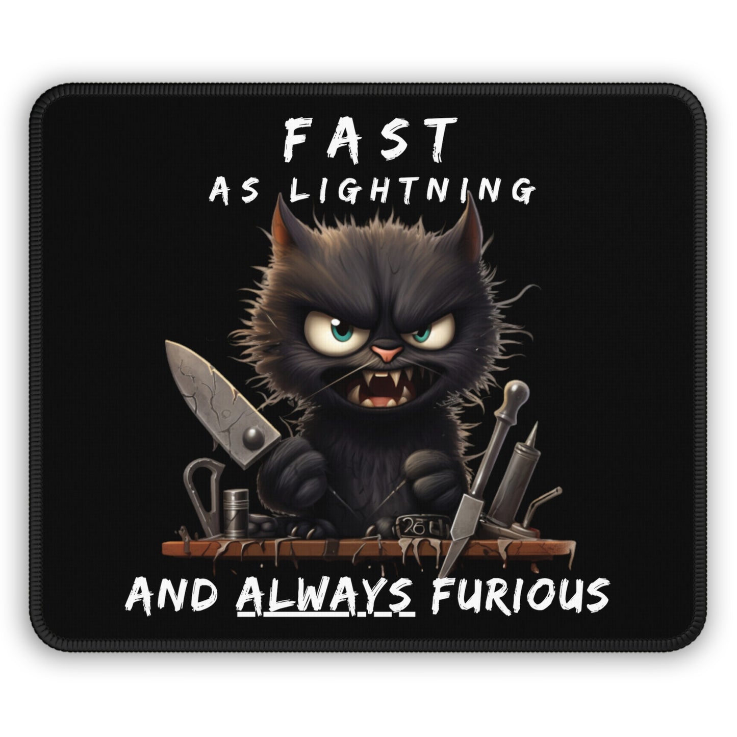 Lightning Fast and Always Furious Mouse Pad - 9x7