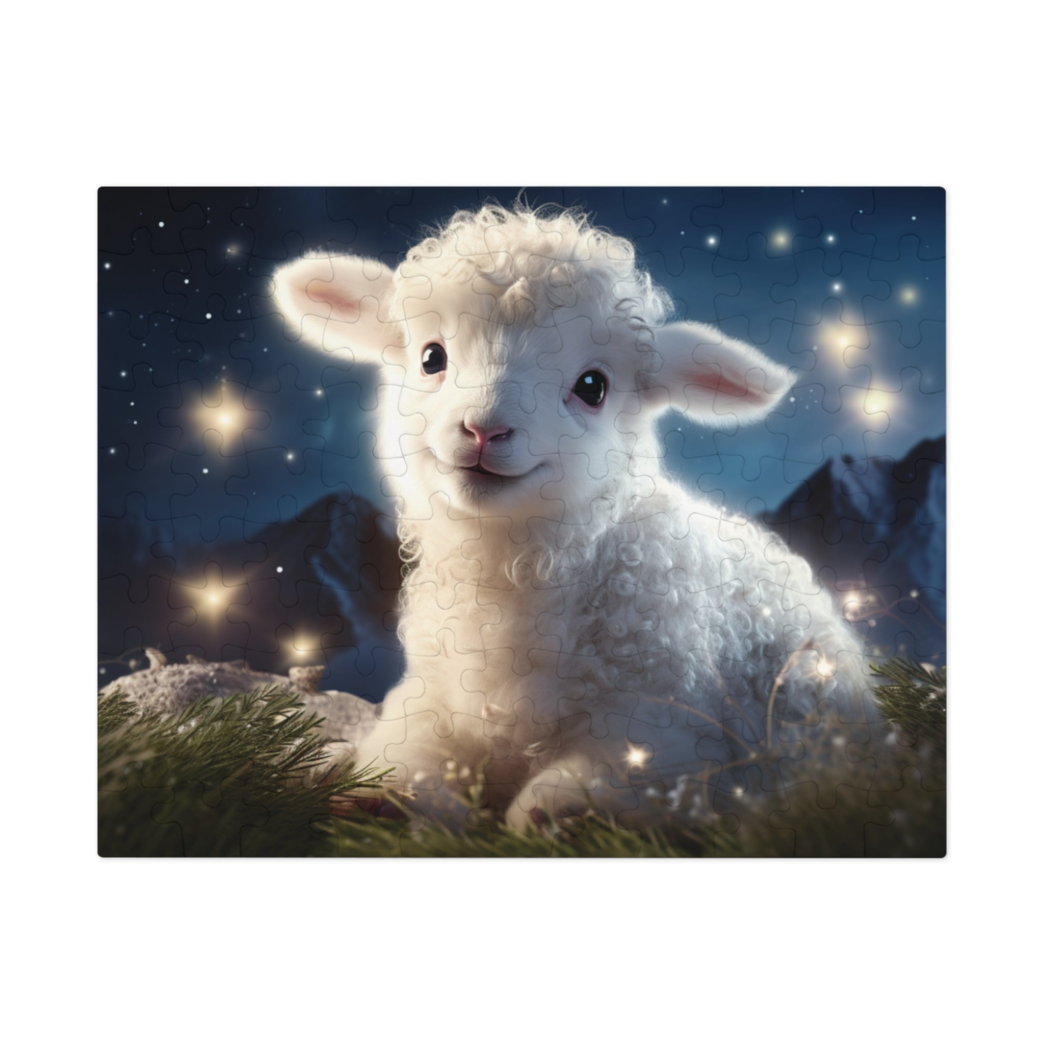 Baby Lamb - Children's Jigsaw Puzzle (30 or 110 Piece)