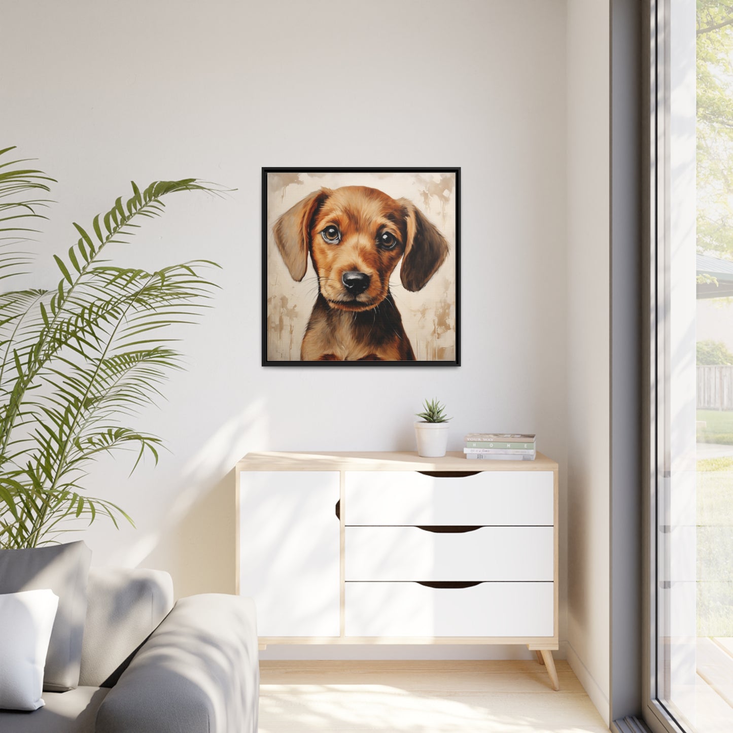 Little Dachshund - Pawsitively Adorable Canvas