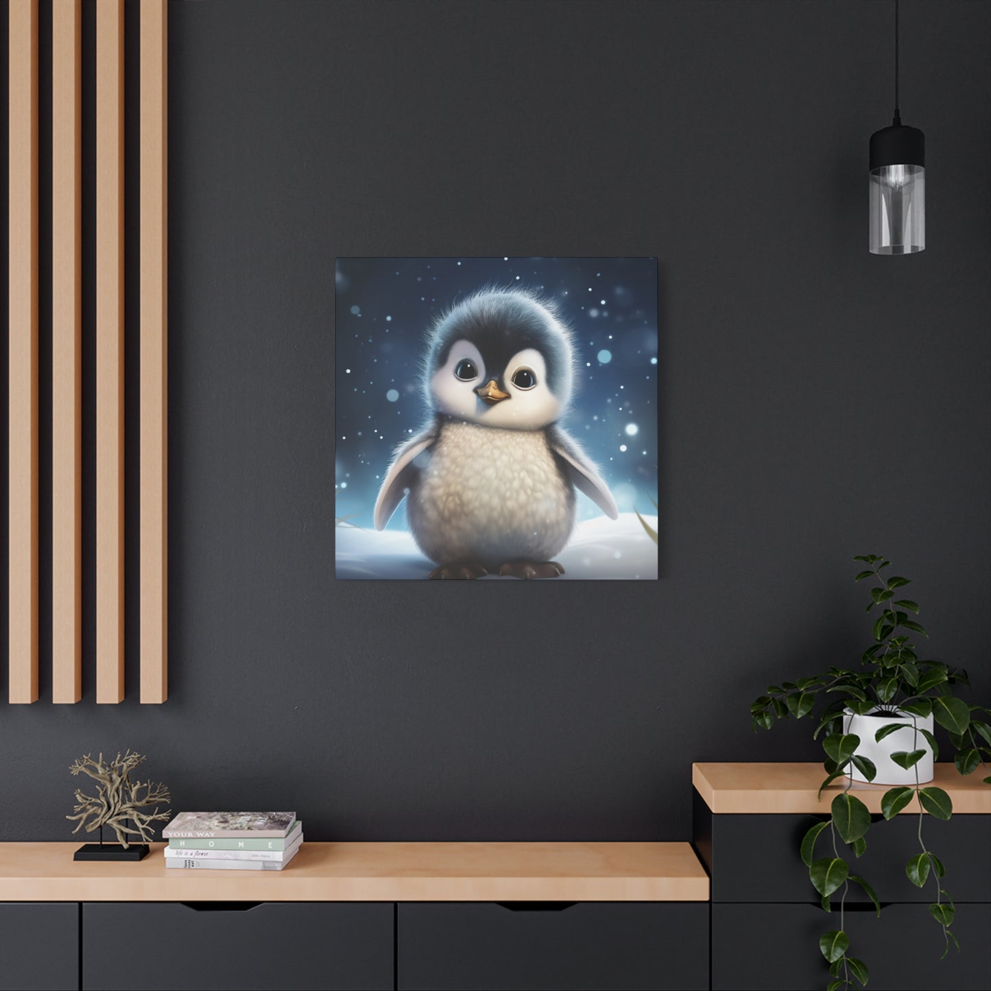 Baby Penguin Wall Canvas