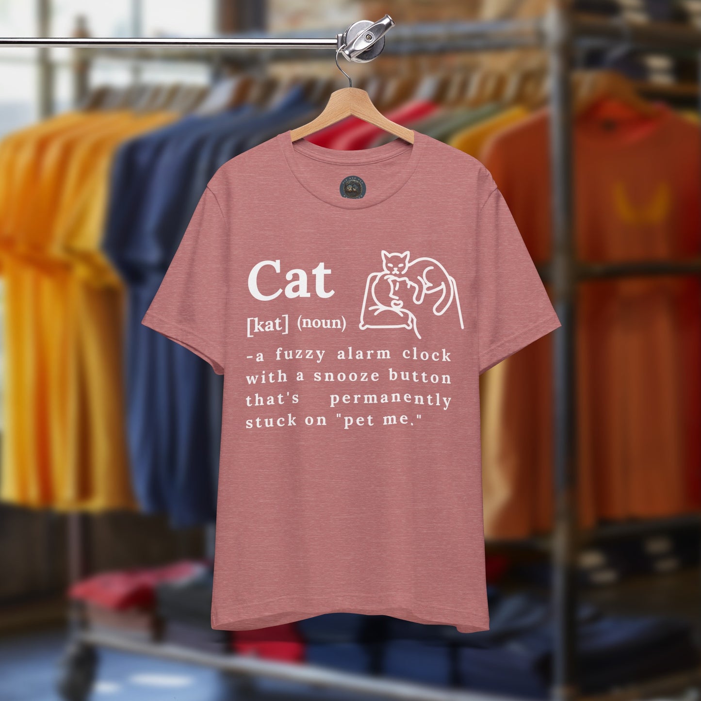 Cat Wake Up and Pet Me - T-Shirt