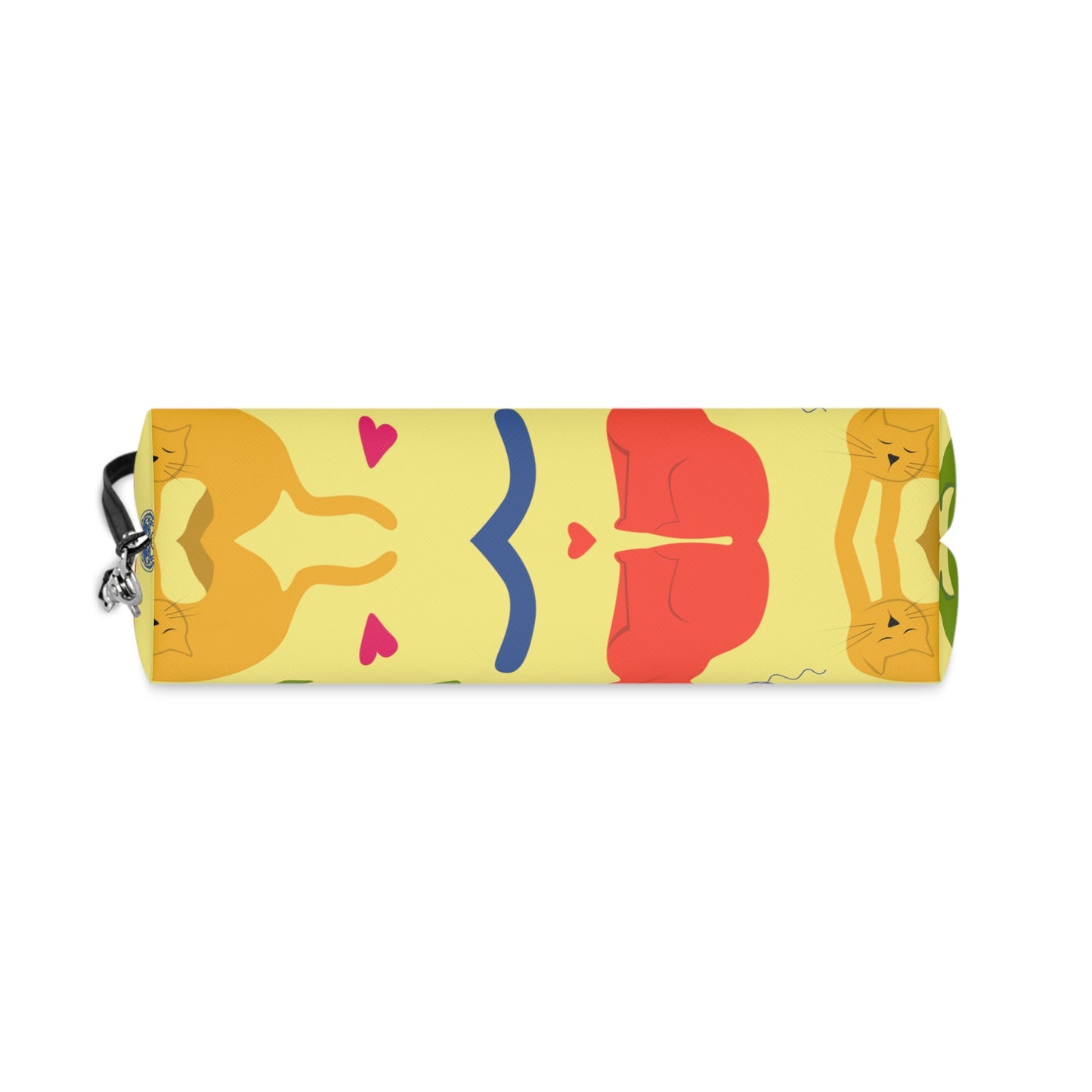 Vibrantly Colored Cats Makeup Bag – Yellow