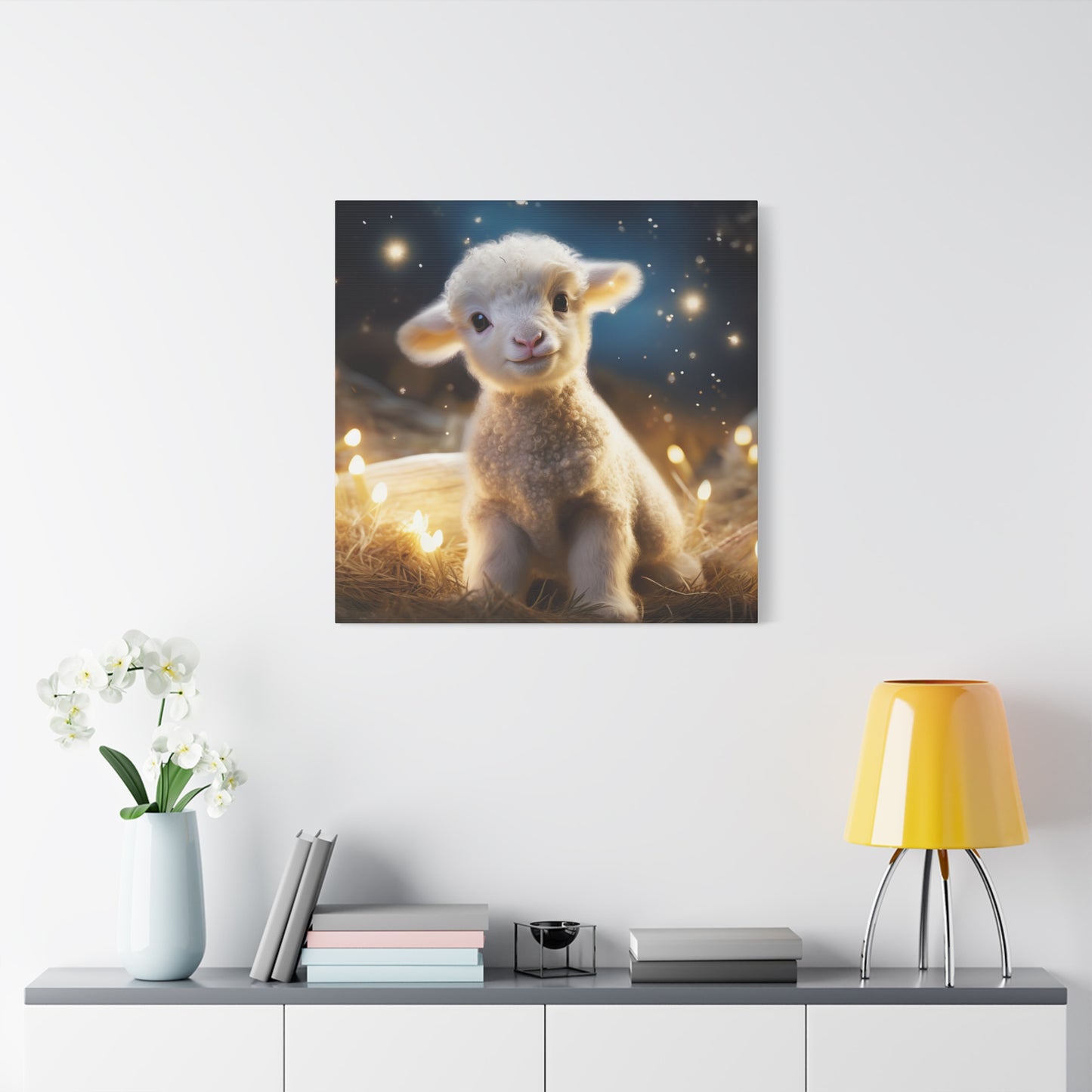 Baby Lamb Wall Canvas