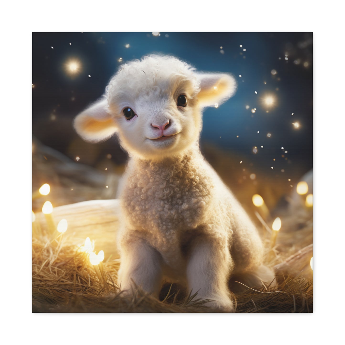 Baby Lamb Wall Canvas