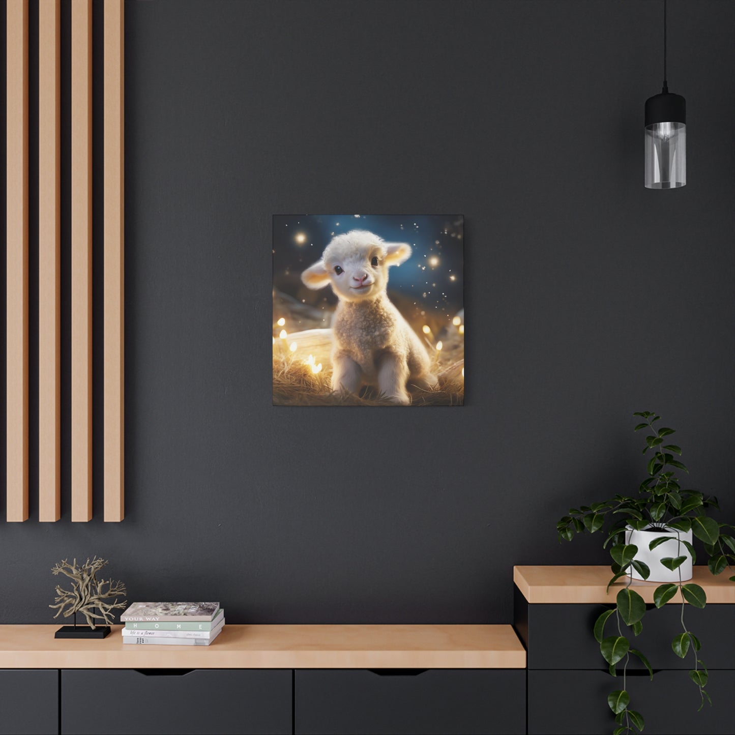 Baby Lamb Wall Canvas