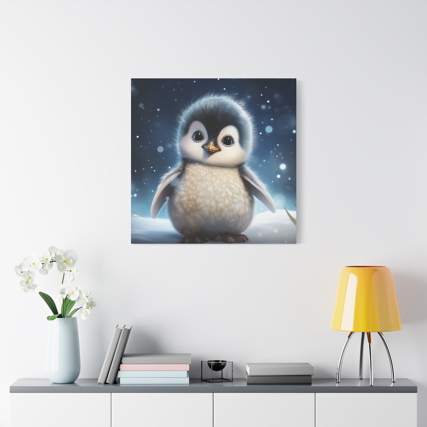 Baby Penguin Wall Canvas