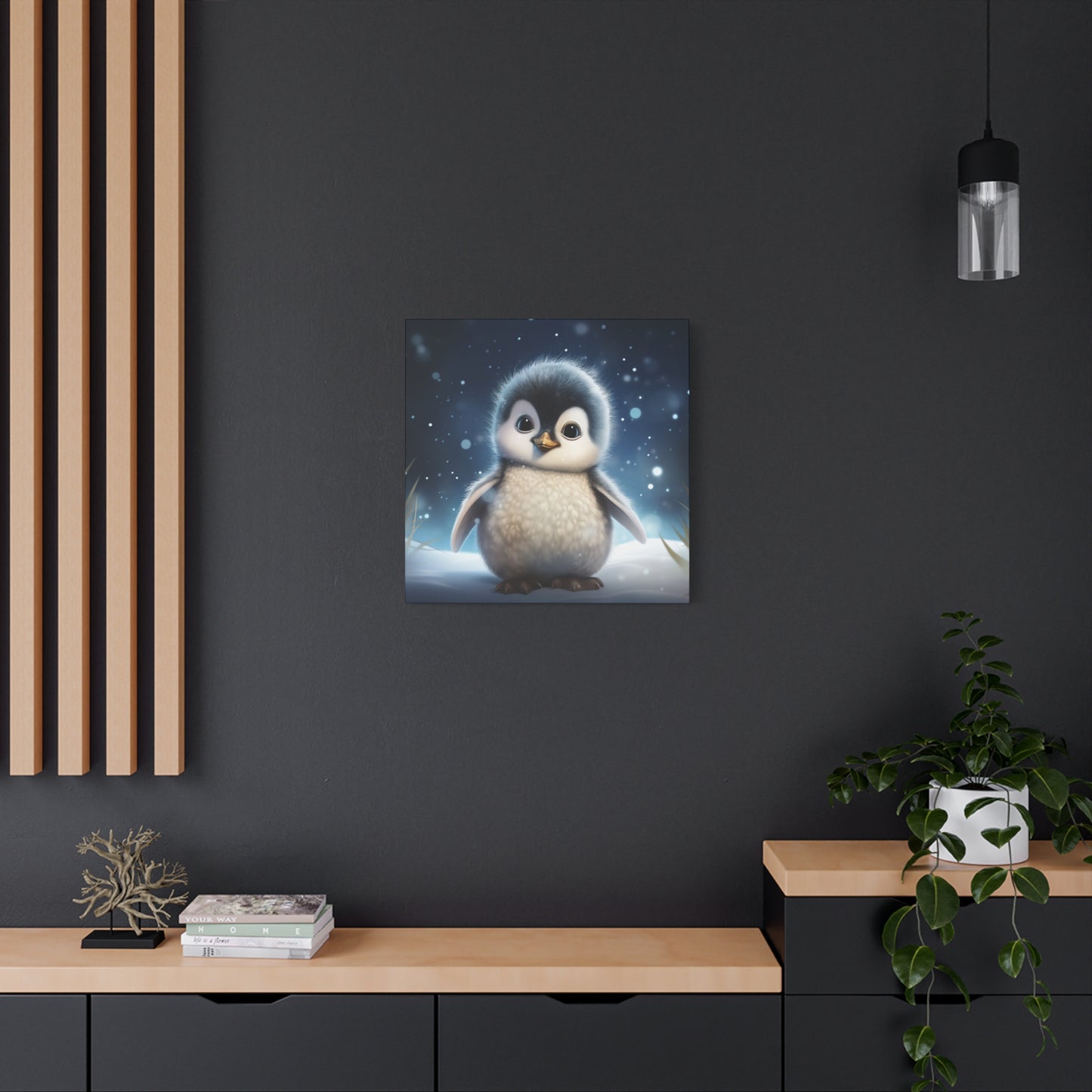 Baby Penguin Wall Canvas