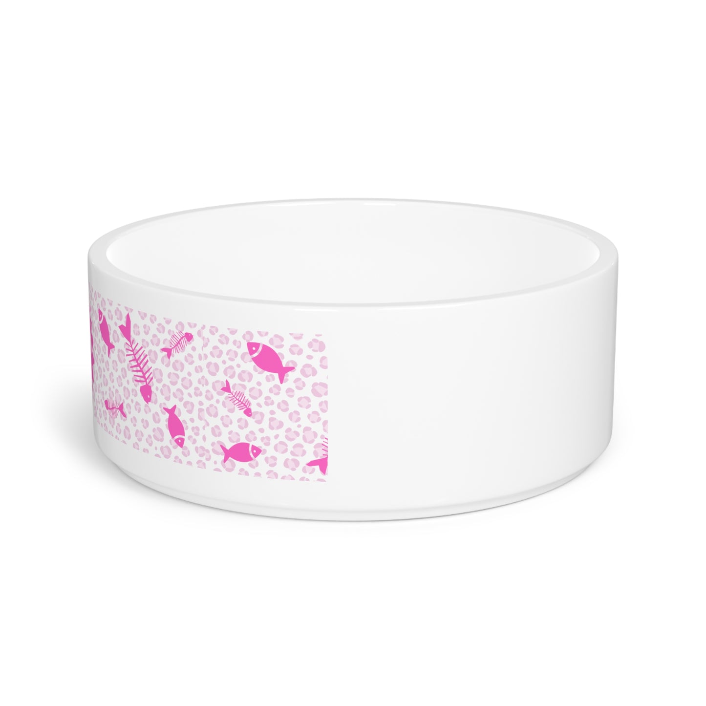 Cat Food Dish 16 oz - Pink