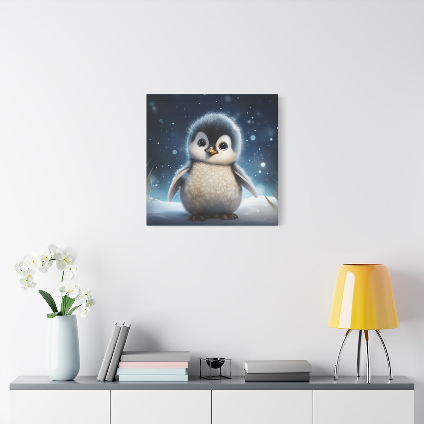 Baby Penguin Wall Canvas