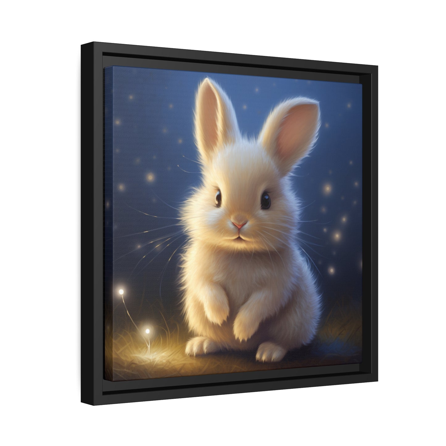 Baby Bunny Framed Wall Canvas