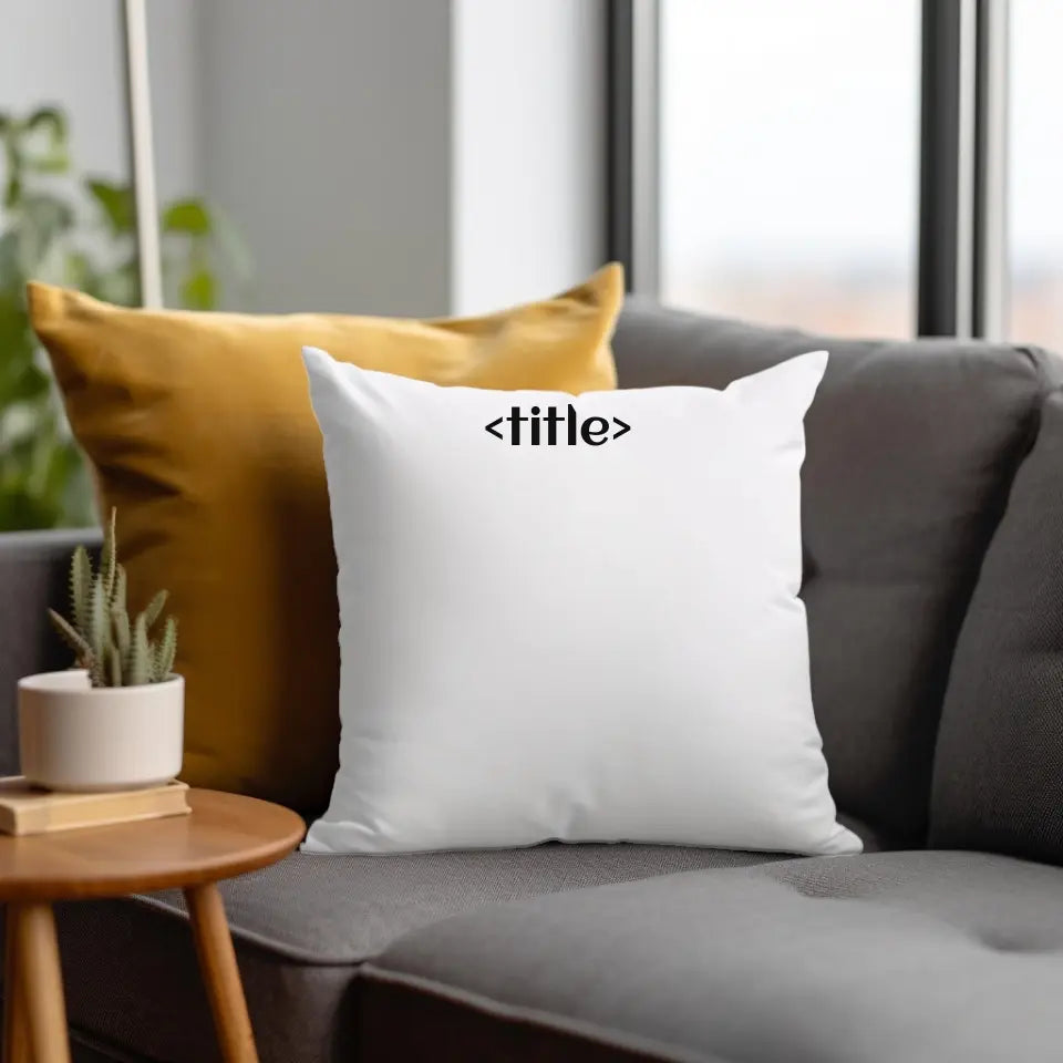 Image Upload - Customizable Pillows