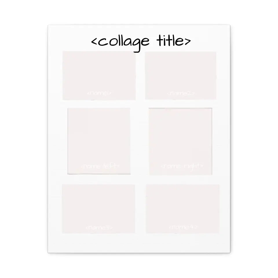 Collage - Customizable Canvas