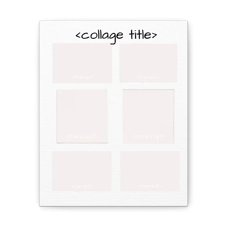 Collage - Customizable Canvas