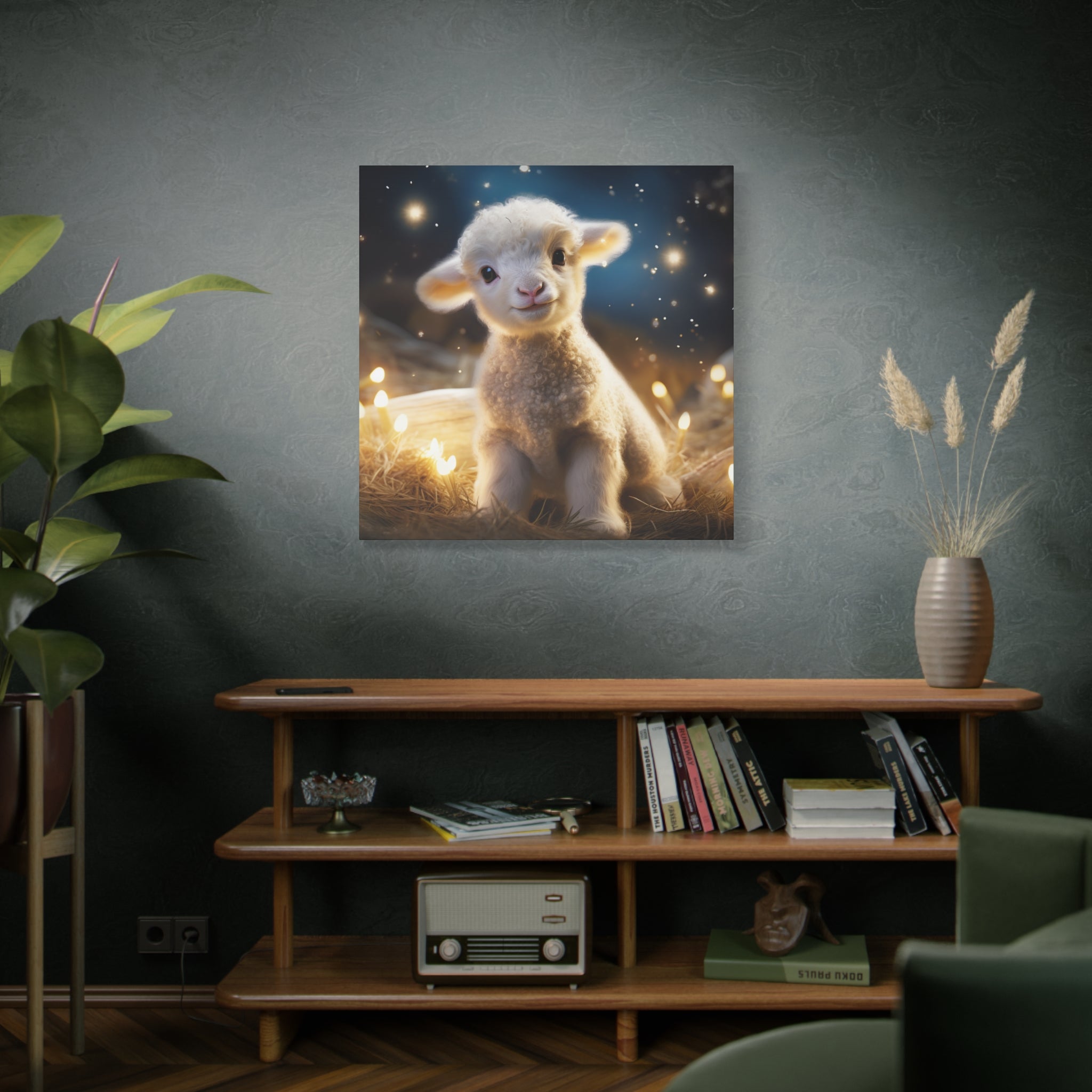 Baby Lamb Wall Canvas