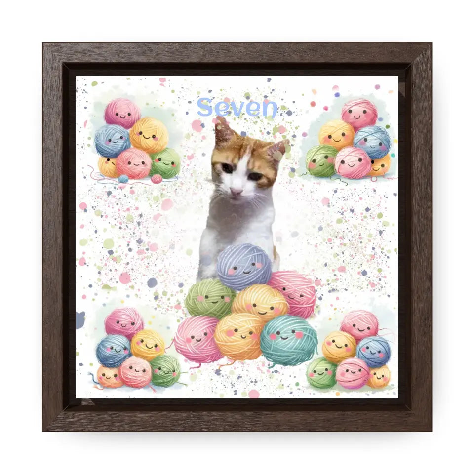 Balls of Yarn - Customizable Canvas