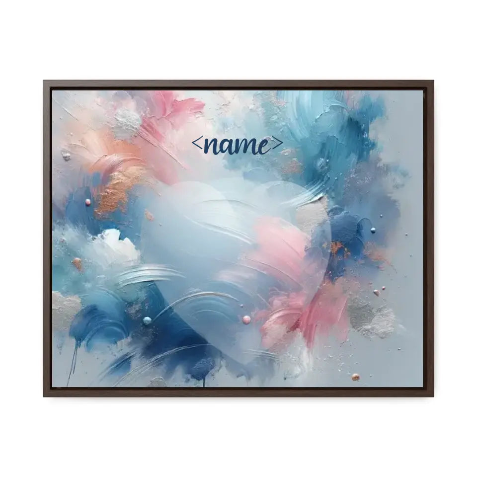 Pastel Splashes - Customizable Canvas