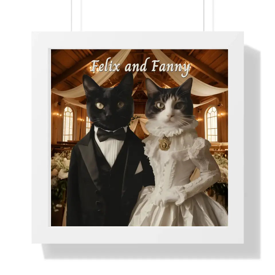 The Wedding - Customizable Pet Portrait