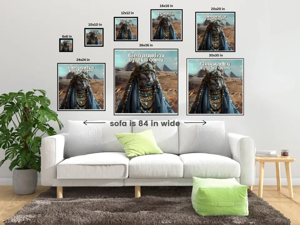 Egyptian Queen - Customizable Pet Portrait