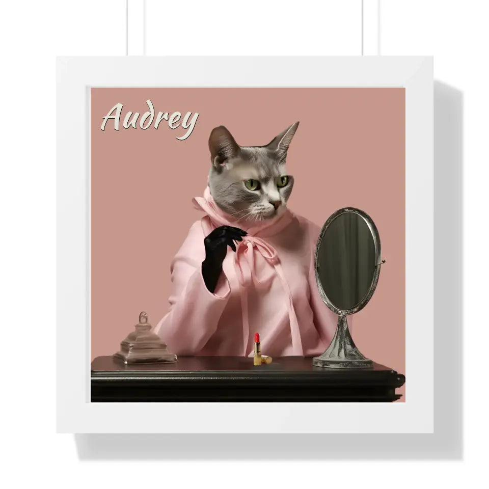 Glamour Girl - Customizable Pet Portrait