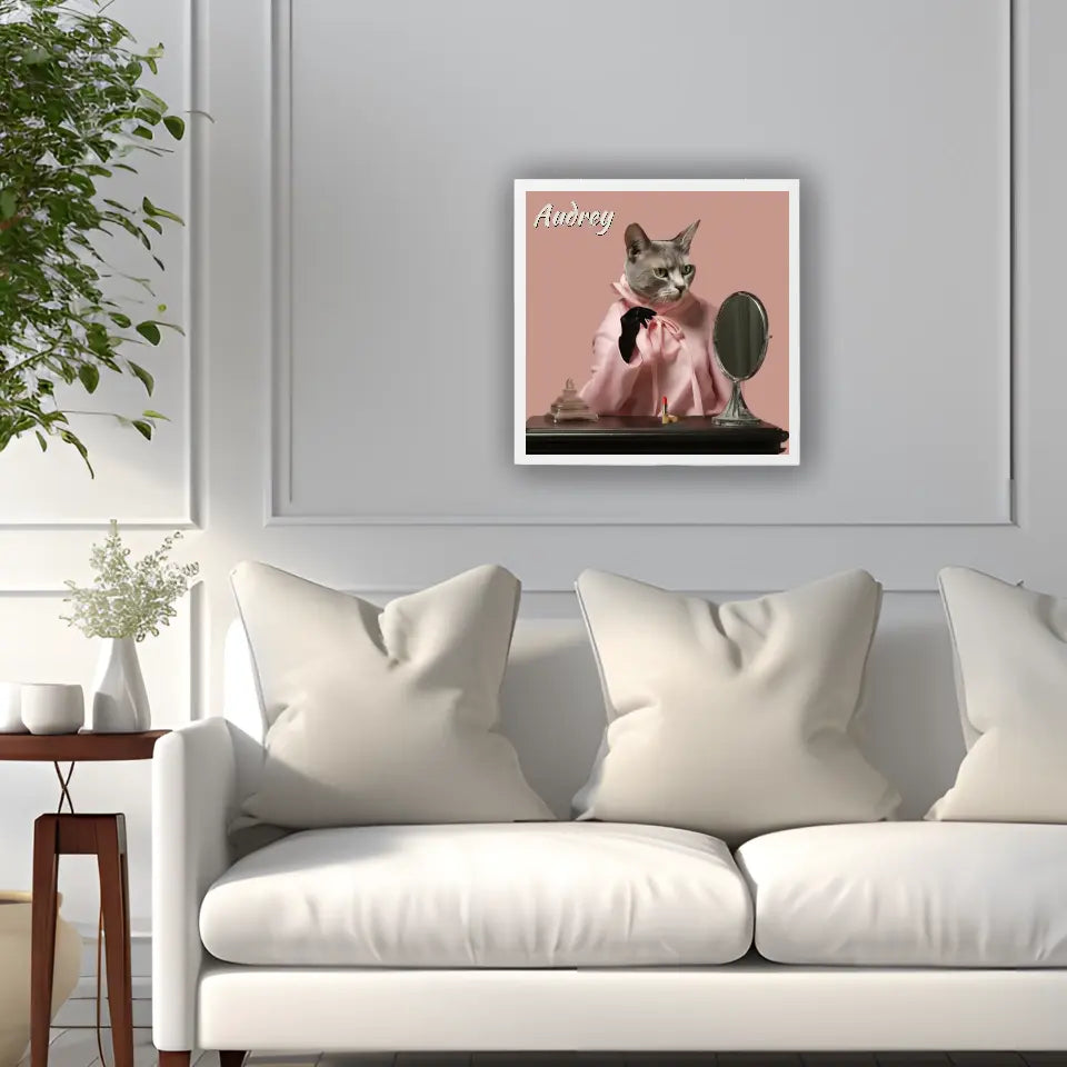 Glamour Girl - Customizable Pet Portrait