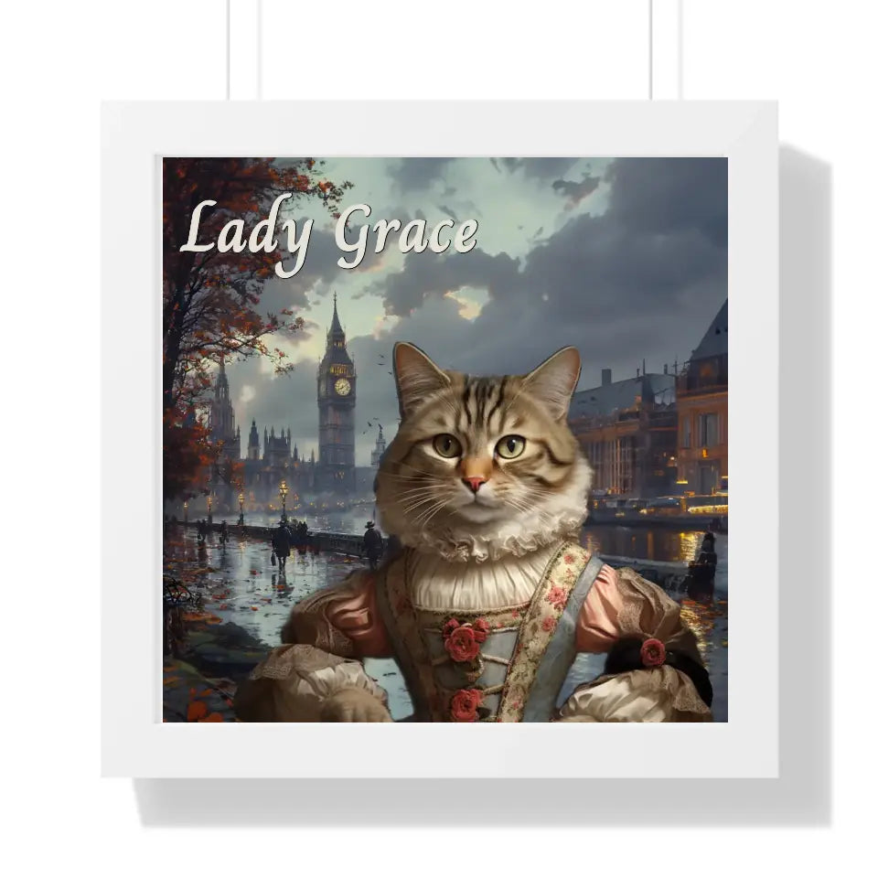 Lady in London - Customizable Pet Portrait