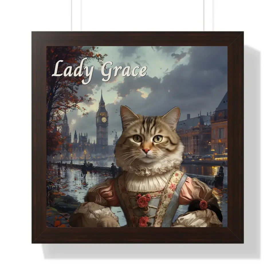 Lady in London - Customizable Pet Portrait