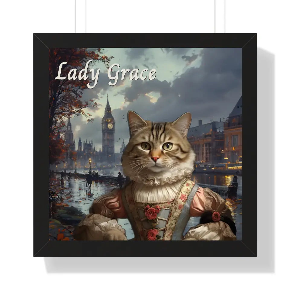 Lady in London - Customizable Pet Portrait