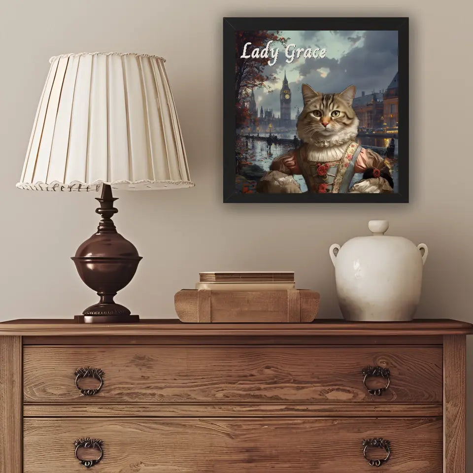 Lady in London - Customizable Pet Portrait