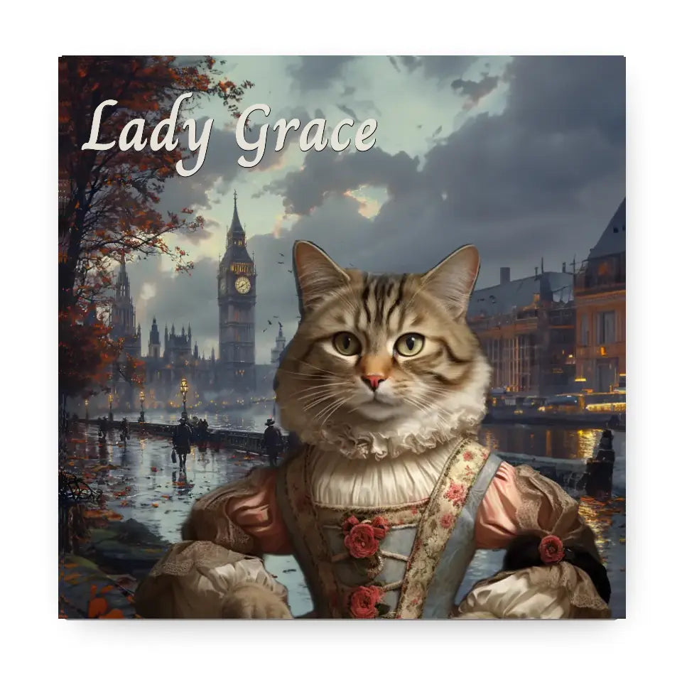 Lady in London - Customizable Pet Portrait