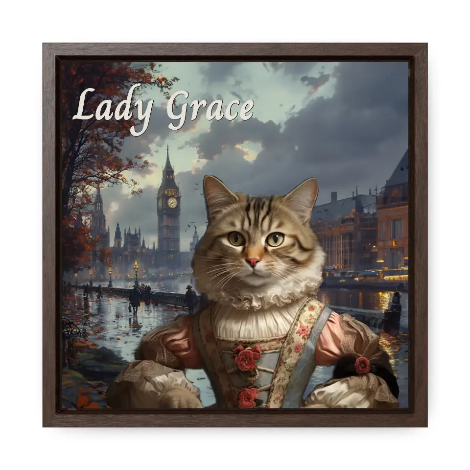 Lady in London - Customizable Pet Portrait