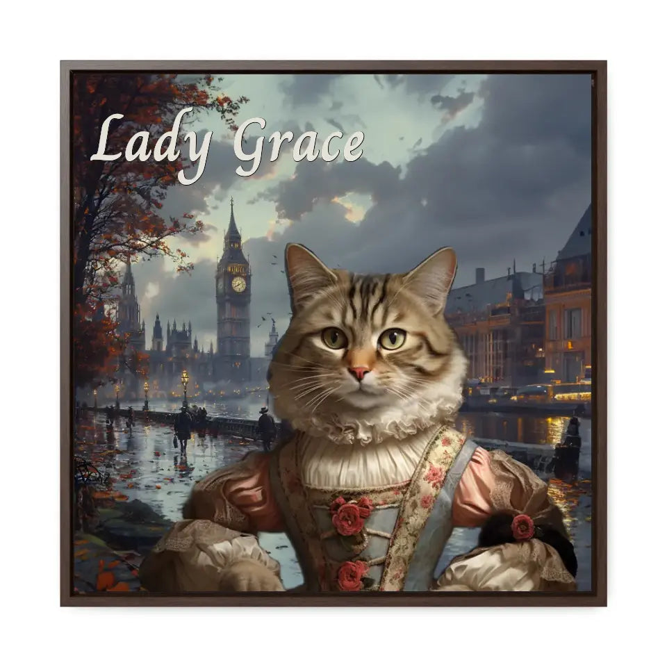 Lady in London - Customizable Pet Portrait