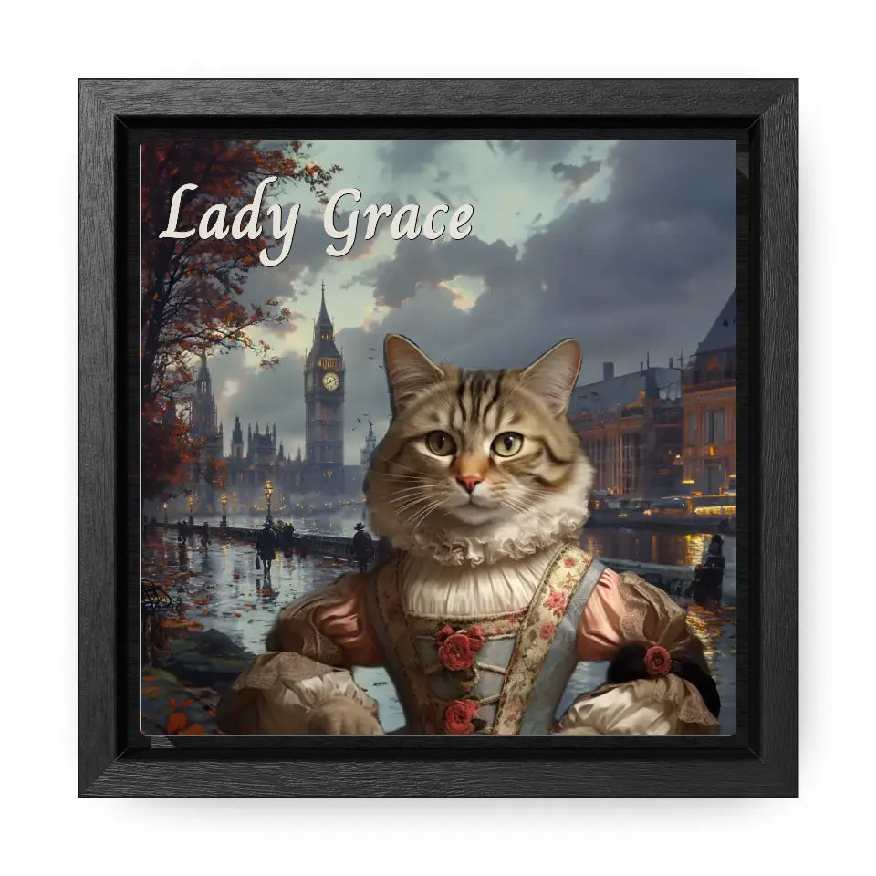 Lady in London - Customizable Pet Portrait