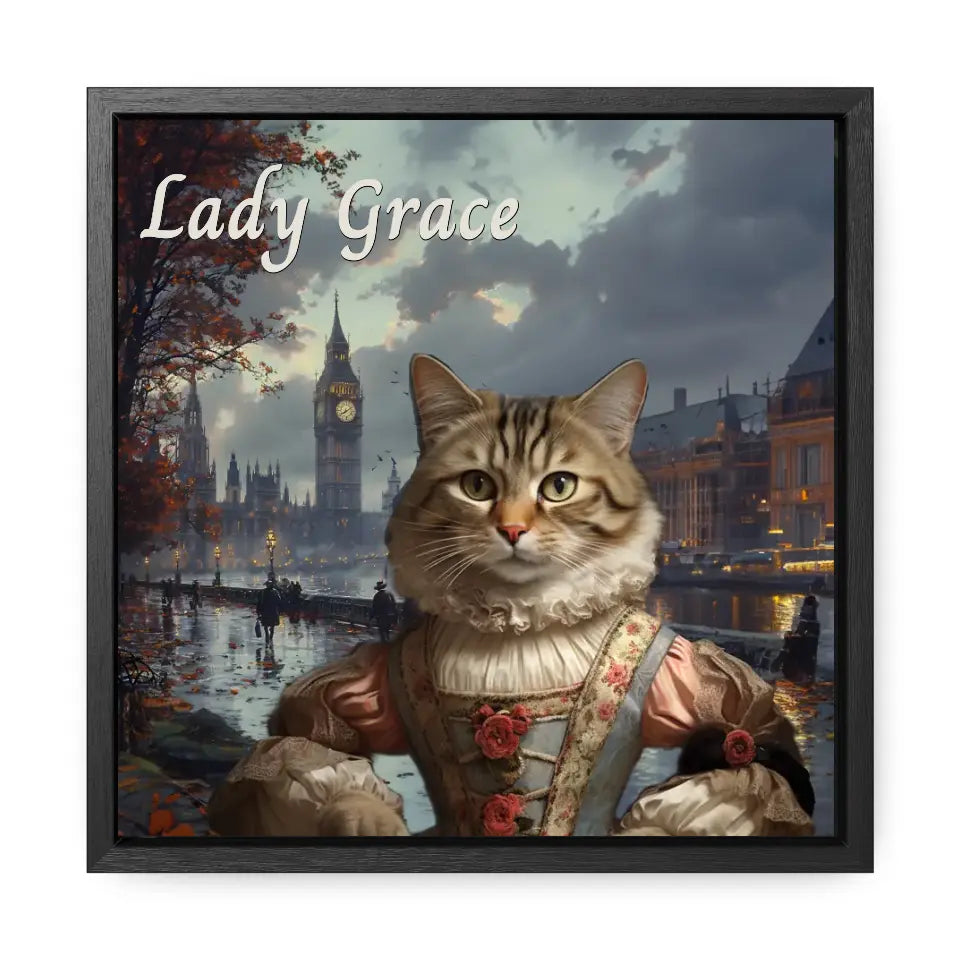 Lady in London - Customizable Pet Portrait