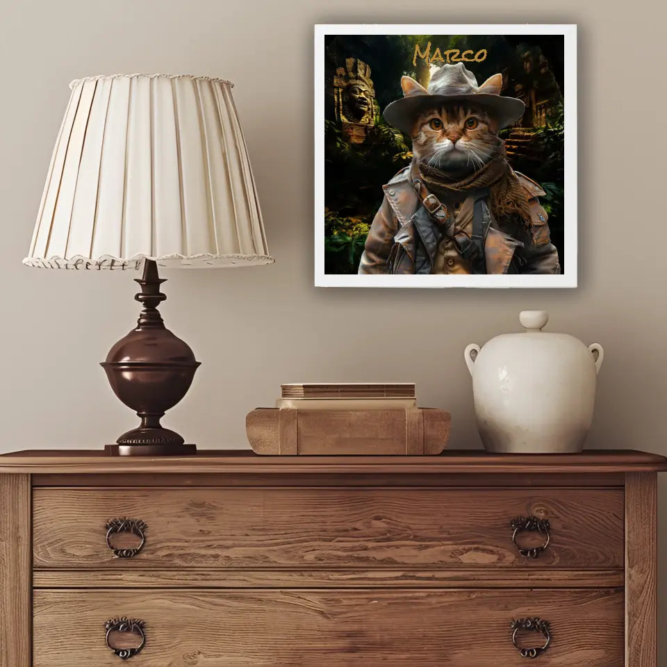 Jungle Explorer - Customizable Pet Portrait