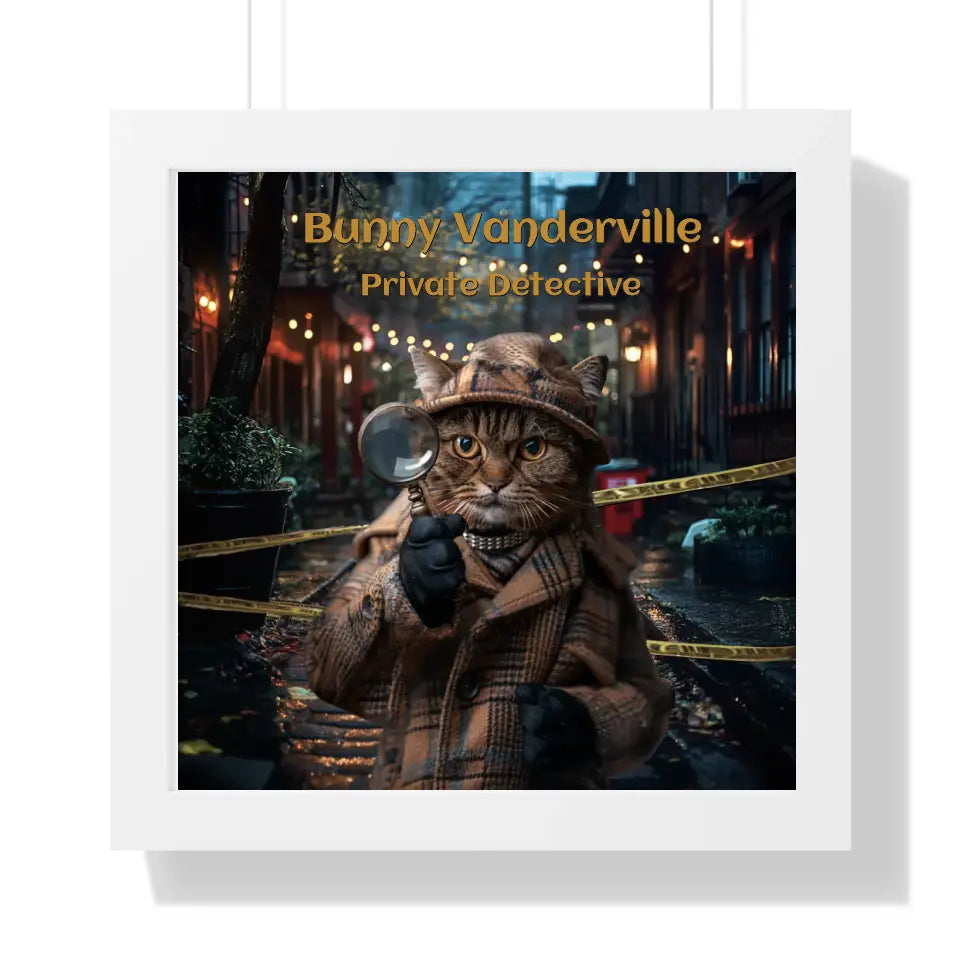 Private Detective - Customizable Pet Portrait