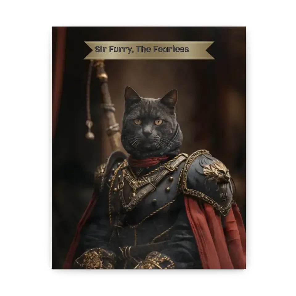 Medieval Knight - Customizable Pet Portrait