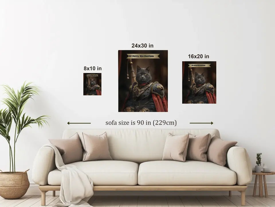 Medieval Knight - Customizable Pet Portrait