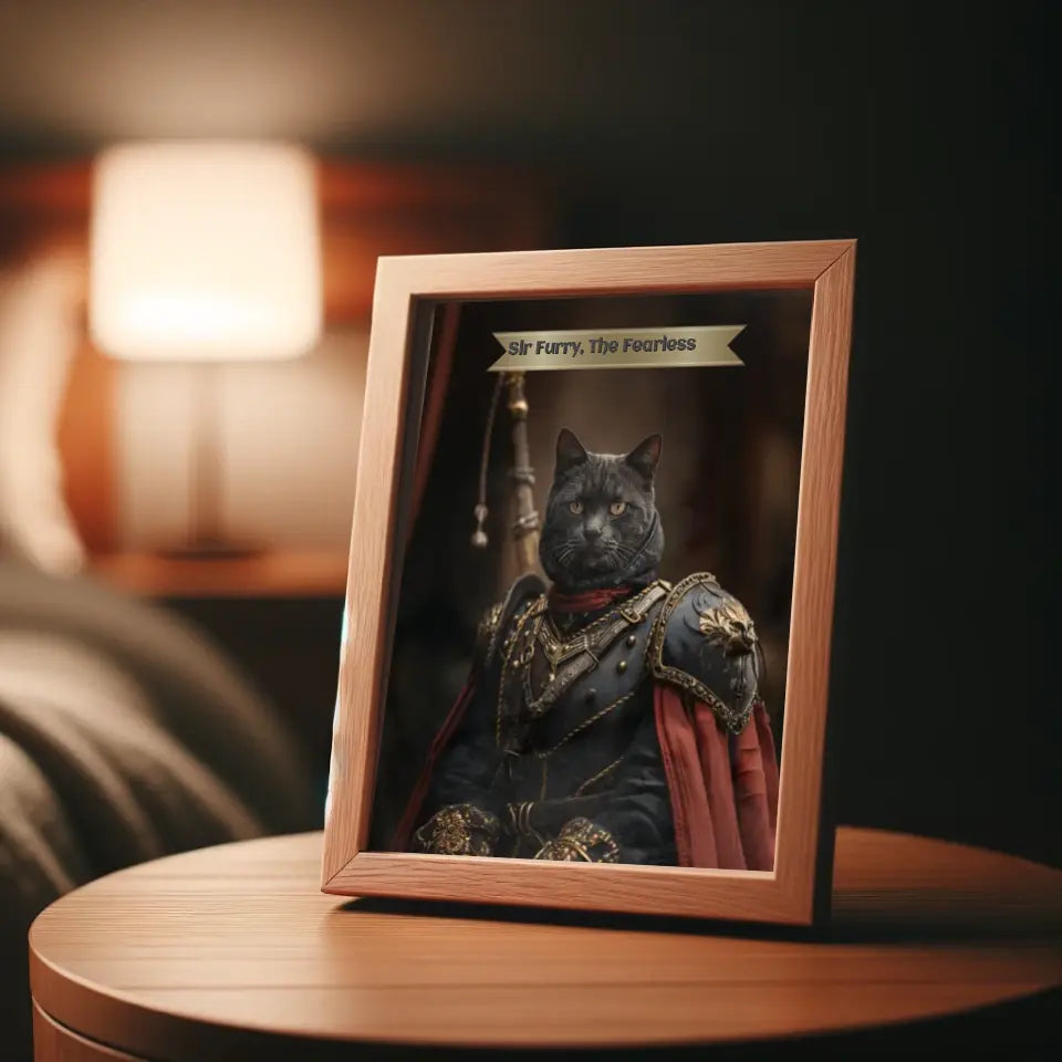 Medieval Knight - Customizable Pet Portrait