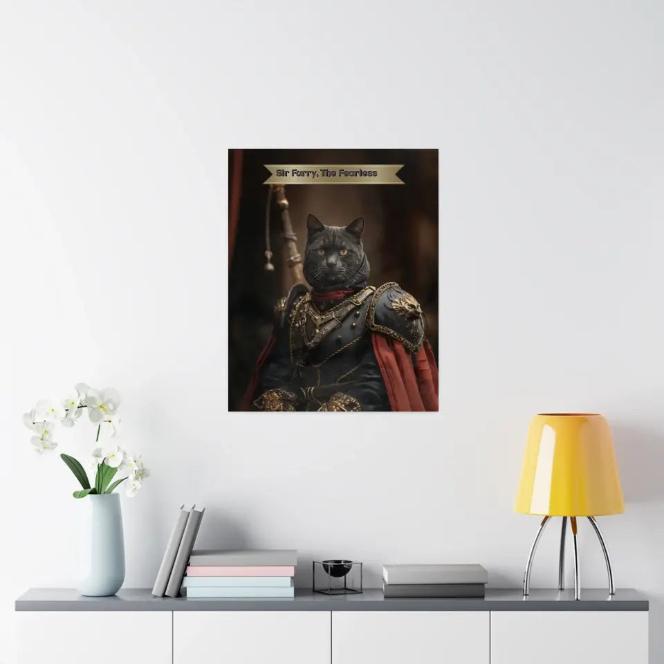 Medieval Knight - Customizable Pet Portrait