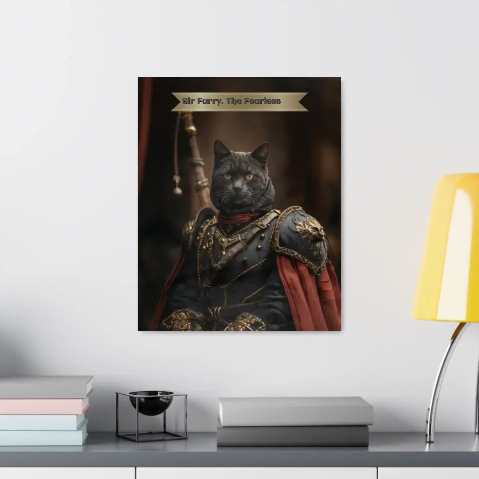 Medieval Knight - Customizable Pet Portrait