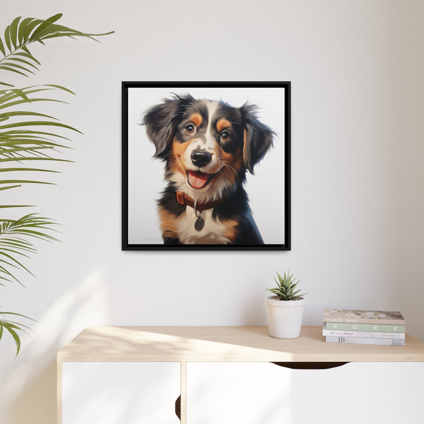 Shepherd Puppy - Pawsitively Adorable Canvas