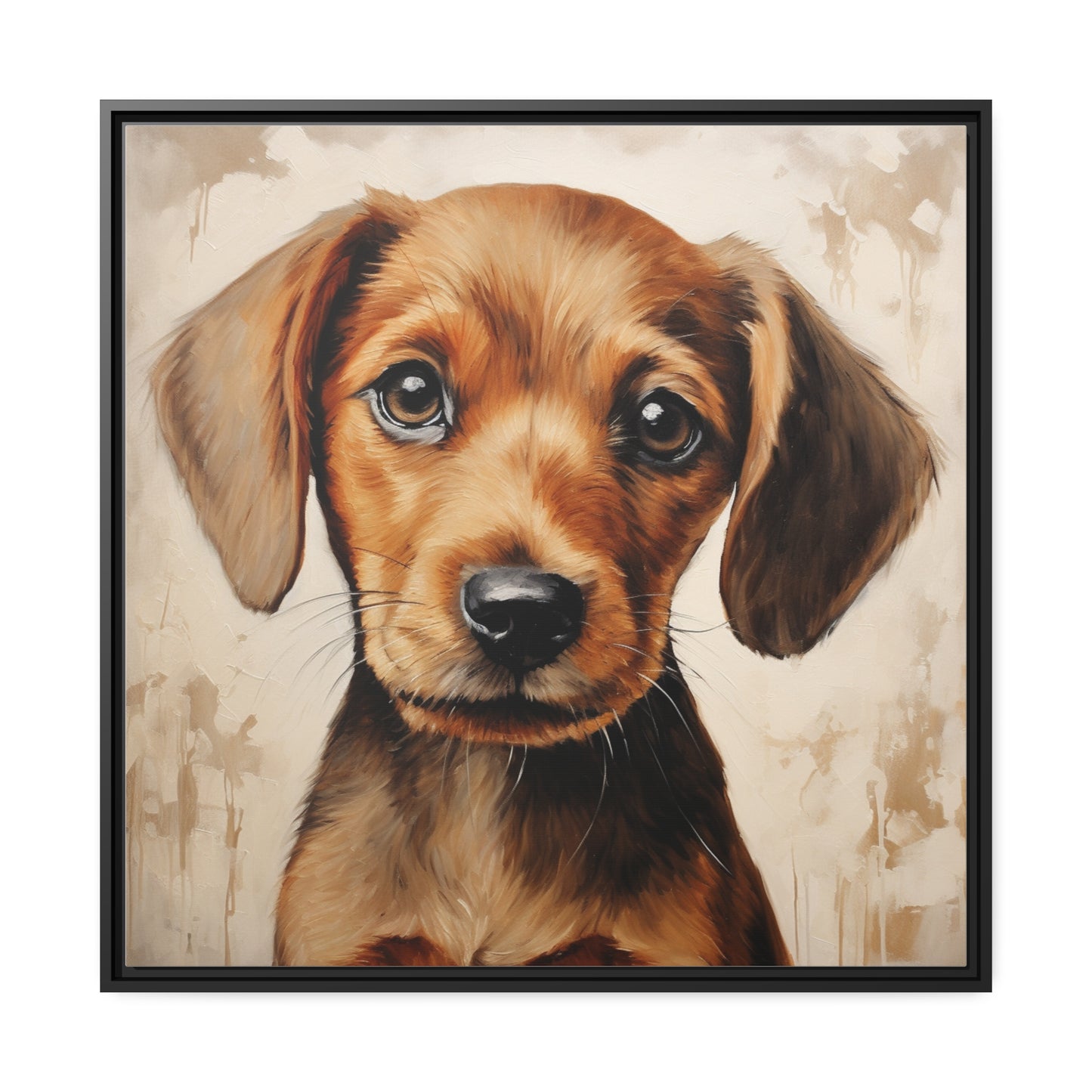 Little Dachshund - Pawsitively Adorable Canvas